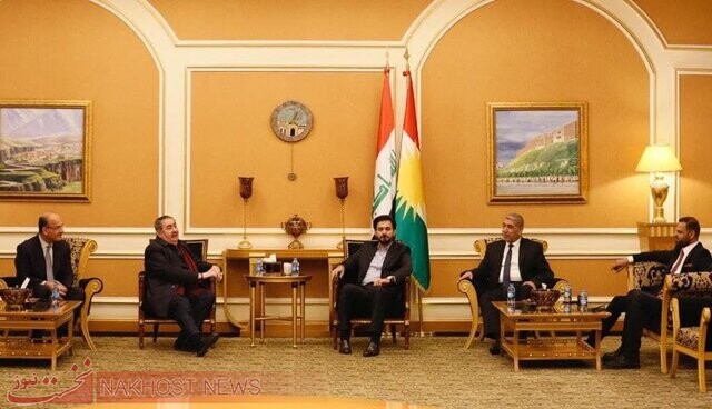 جزئیات دیدار هیات صدر با اعضای حزب دموکرات کردستان عراق در اربیل