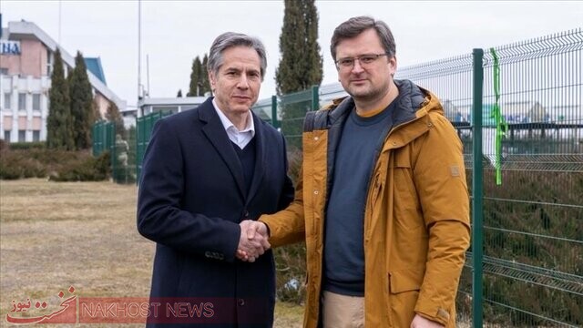 بلینکن در مرز اوکراین- لهستان با کولبا دیدار کرد