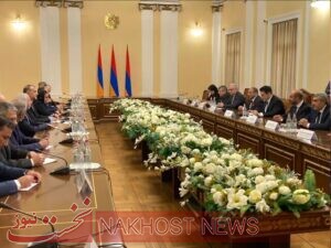 دیدار وزیر امور خارجه کشور با رئیس مجلس ملی ارمنستان