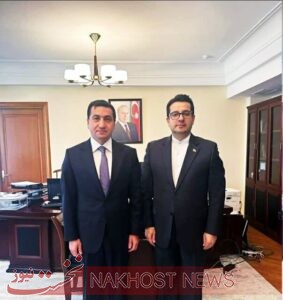 دیدار و گفت‌وگوی سفیر کشورمان با دستیار رئیس‌جمهور آذربایجان