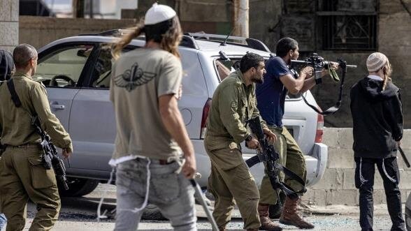 ۵۹ فلسطینی در حمله شهرک‌نشین‌ها به کرانه باختری مصدوم شدند