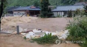 بارش مرگبار باران در کره جنوبی