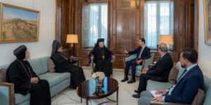 دیدار بشار اسد با رؤسای کلیساهای استرالیا