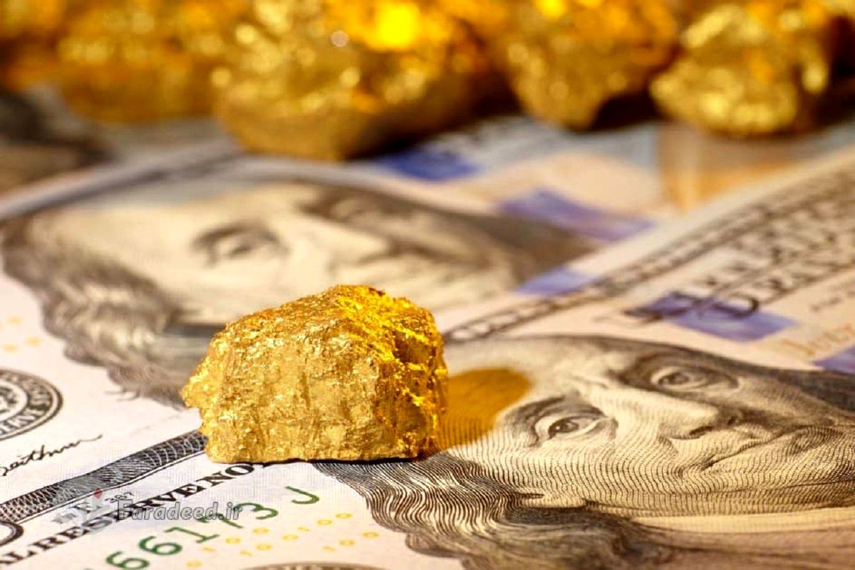 رشد 12دلاری طلای جهانی