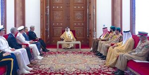 شاه بحرین حضور آمریکا در خلیج فارس را ستود