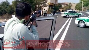 درگیری پلیس با جنایتکار مسلح در فیروزآباد