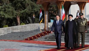 استقبال رسمی آیت الله رئیسی از نخست وزیر عراق