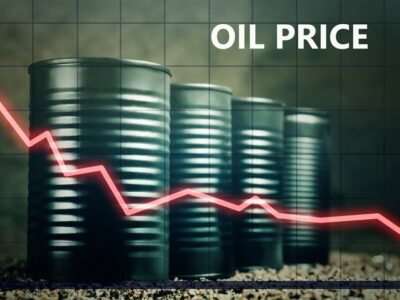 کاهش ۲۰ دلاری قیمت نفت طی ۲ ماه