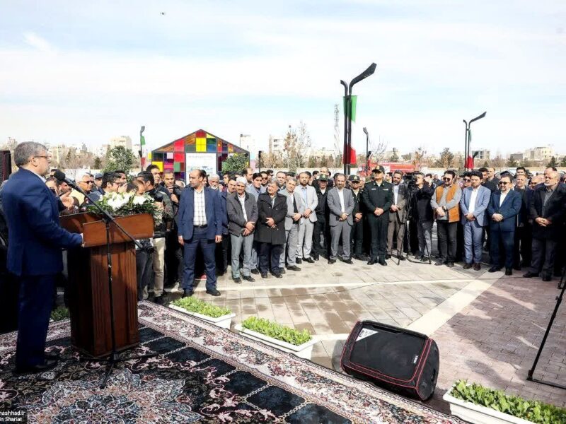 بوستان برکت مشهدنشان دهنده رشد درنگاه به محیط زیست