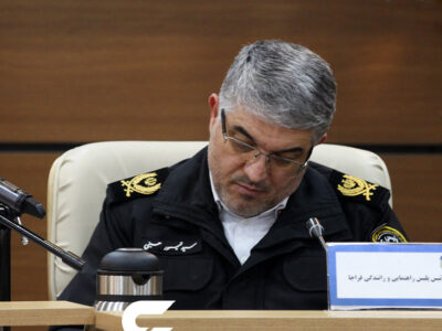 بازدید رئیس پلیس راهور فراجا از نقاط حادثه خیز در غرب تهران