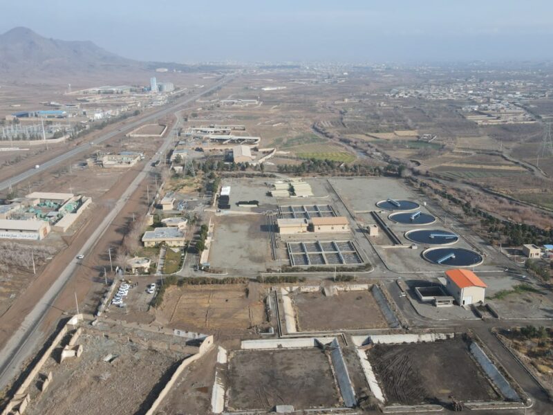 عملیات اجرایی فاز دوم تصفیه فاضلاب شهری تربت حیدریه