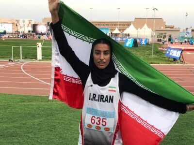 کسب طلای تاریخی دختر دونده ایران در قهرمانی آسیا