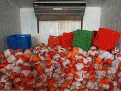توزیع 25 تن مرغ و گوشت منجمد در شهرستان نور
