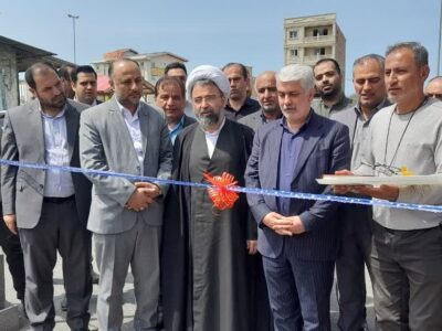 افتتاح پروژهای عمرانی بنیادمسکن شهرستان بهشهر