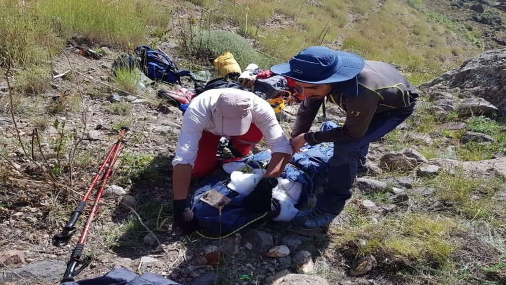 پیدا شدن  چوپان در پرتگاه دره کبوتری روستای شول