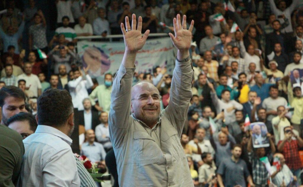 تصاویرسخنرانی محمد باقر قالیباف در جمع حامیان خود در مشهد