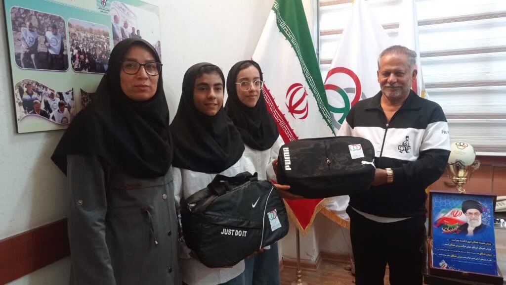 تجلیل از دختران ملی‌پوش طناب زنی خراسان رضوی