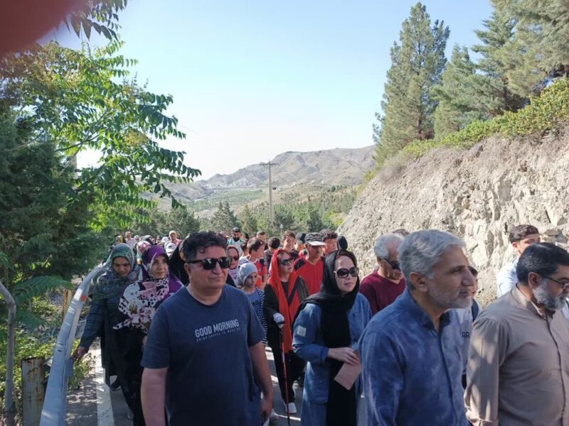 همایش کوهپیمایی خانوادگی در مشهد برگزار شد