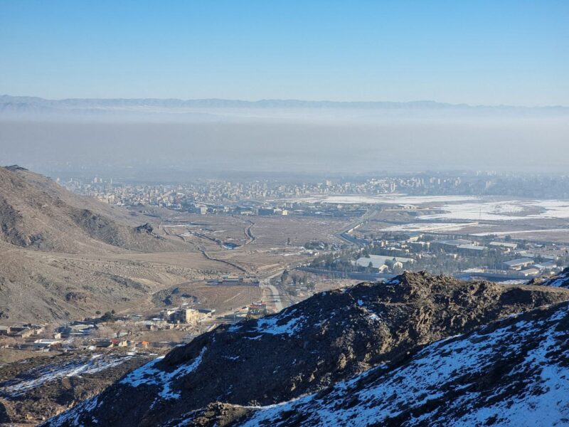 تصاویری از آسمان مشهد در محاصره آلودگی