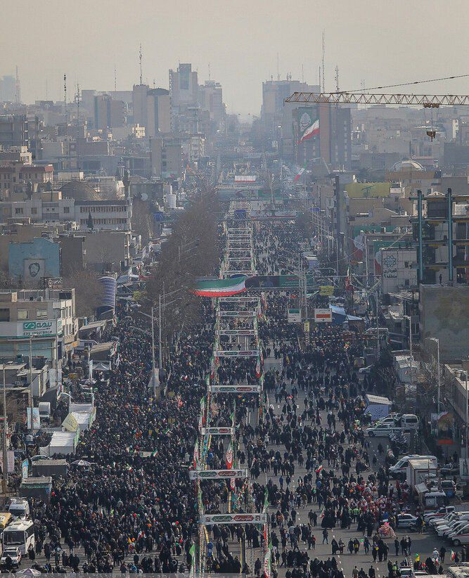 تصاویری از چهل و ششمین راهپیمایی ۲۲ بهمن