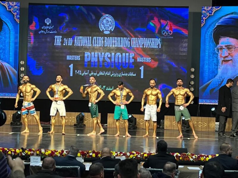 درخشش بدن‌سازان خراسانی در مسابقات کشوری