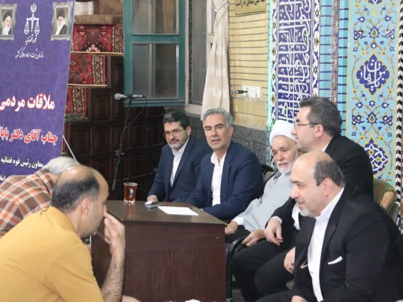 برپایی میز خدمت رئیس سازمان ثبت اسناد در مسجد قبا مشهد