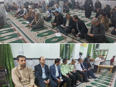 برپایی میز خدمت در منطقه طبرسی مشهد و حضور مدیران توزیع برق مشهد