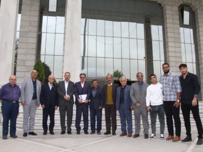 اهدای حمایل مروج پهلوانی به مدیران استان خراسان رضوی