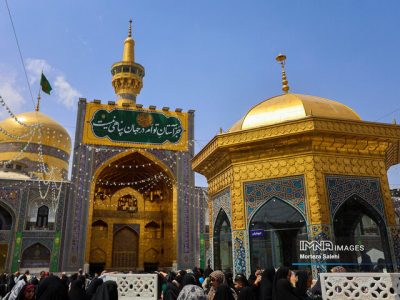 حال و هوا غدیر در حرم رضوی