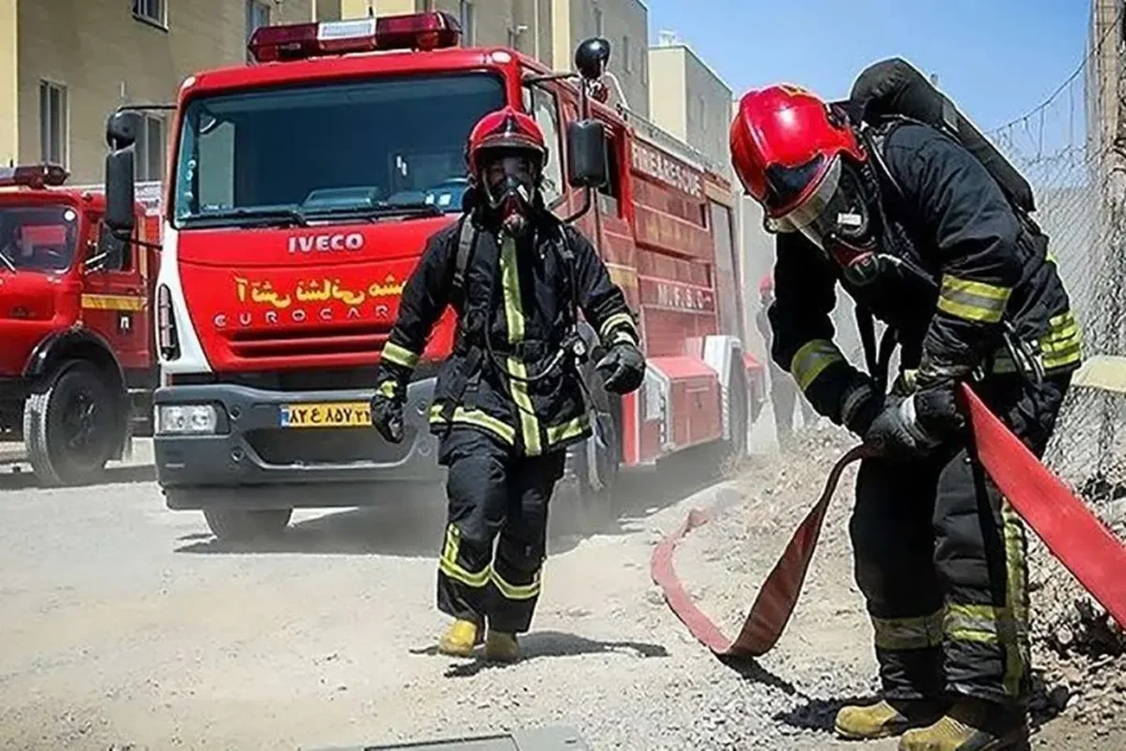 شهادت آتش‌نشان همدانی در حمله اسرائیل