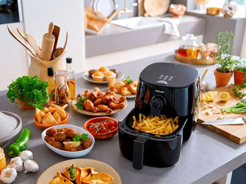 معجزه دستگاه ایرفرایر برای تهیه ۱۲ مدل غذای سالم و کم چرب