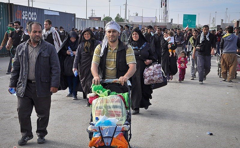 بازگشت ۲.۵ میلیون زائر از مهران / تردد میلیونی زوار