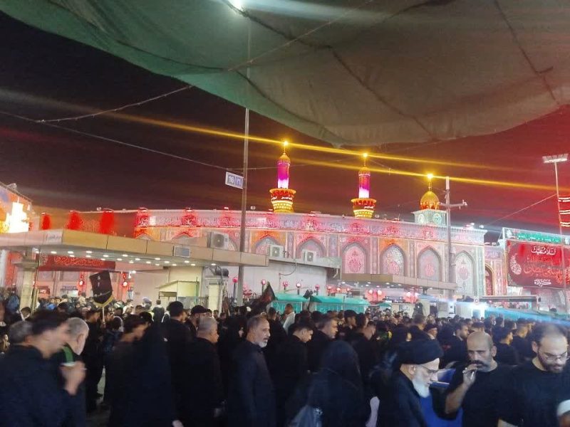 اسکان ۱۴ هزار زائر اربعین در موکب امام رضا