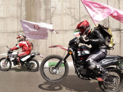 برگزاری رژه موتوری در سالگرد سازمان انتقال خون