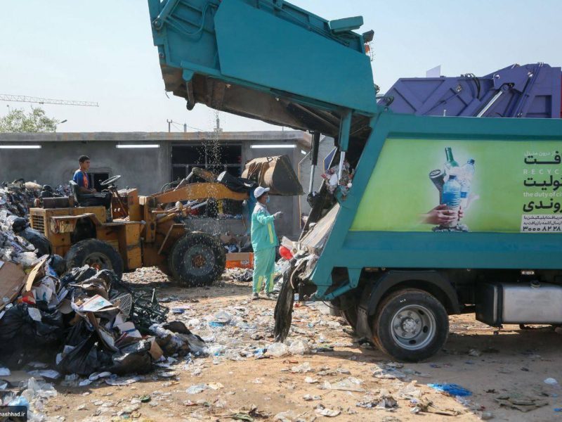 اقدامات سازمان مدیریت پسماند شهرداری مشهد در نجف اشرف