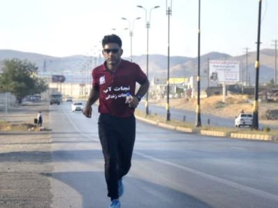 حسین ضیایی برای فرهنگ‌سازی مصرف آب در مشهد می دود