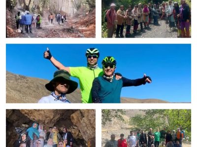 طبیعت گردی در هوای نسبتاً گرم