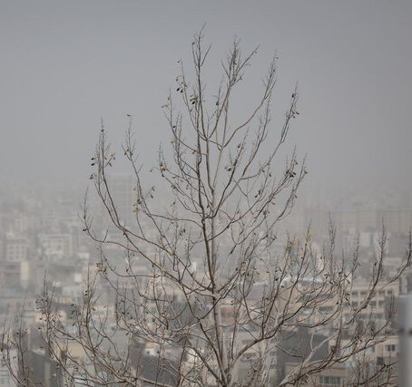 کیفیت هوای تهران در شرایط ناسالم برای گروههای حساس