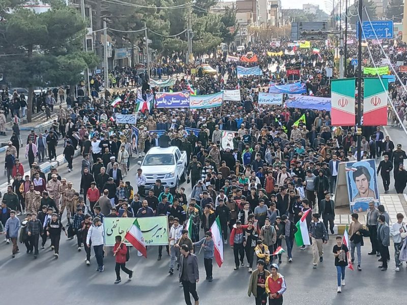 راهپیمایی ۱۳ آبان ۱۴۰۴ در شهرستان تربت جام