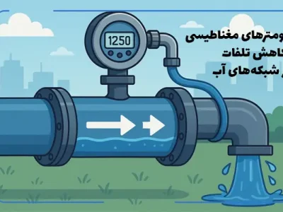 چطور فلومترهای مغناطیسی باعث کاهش تلفات در شبکههای آب میشوند؟