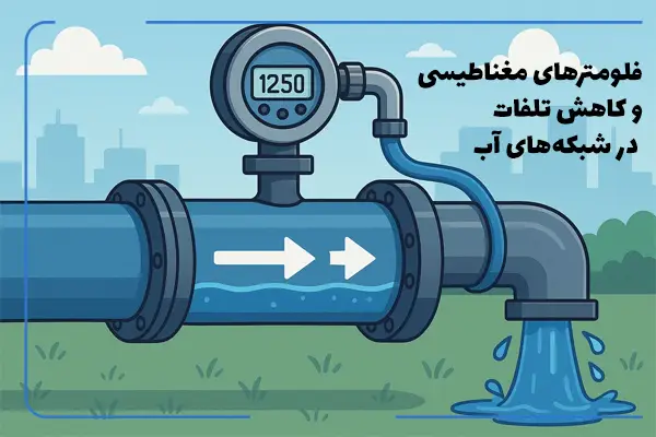 چطور فلومترهای مغناطیسی باعث کاهش تلفات در شبکههای آب میشوند؟