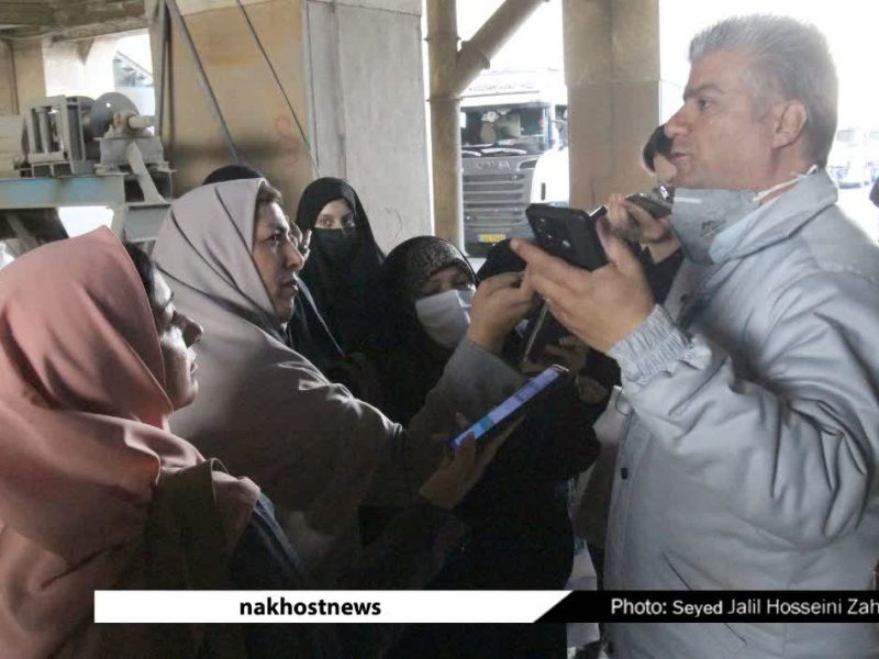 بازدید جمعی از خبرنگاران از اداره غله (سیلوی مشهد )