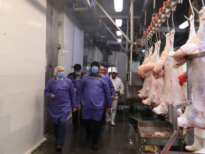 بازدید معاون استاندار خراسان رضوی از موسسه صنعتی گوشت مشهد