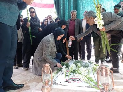 برگزاری سالگرد تدفین شهید گمنام در مجموعه ورزشی شهید بهشتی