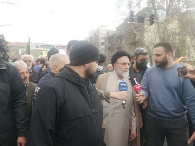 حضور حجت الاسلام خطیب در راهپیمایی ۲۲ بهمن