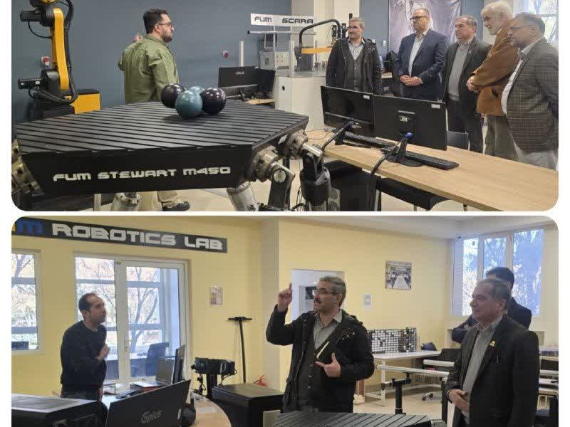 بازدید رئیس خانه معدن خراسان رضوی از دانشکده مهندسی دانشگاه فردوسی مشهد