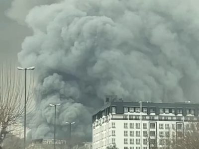 آتشسوزی در بازارچه جنت آباد/آتشنشانان مشغول عملیات