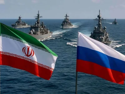 رزمایش مشترک ایران و روسیه در دریای عمان
