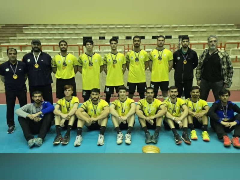 هندبال جوانان نیروی زمینی سبزوار قهرمان کشور شد