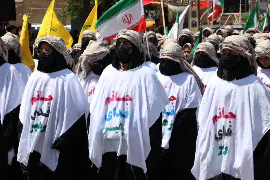 اجتماع و رزمایش بزرگ «بانوان جان‌فدای ایران» در تربت جام برگزار شد